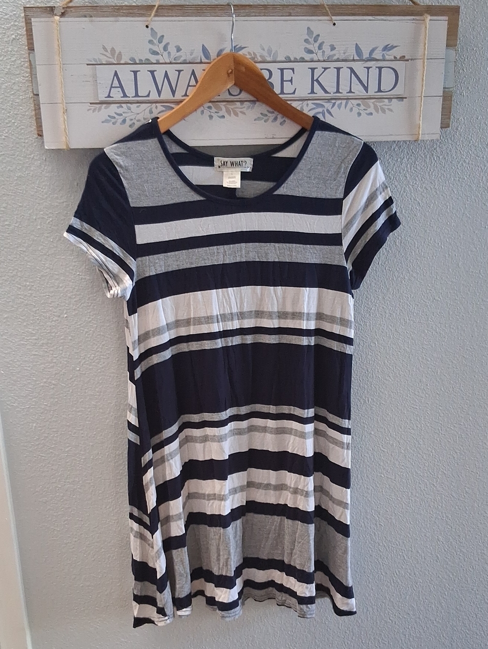 5/$13 Saw What? Striped dress